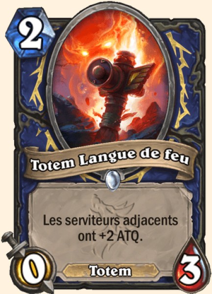 totem langue de feu
