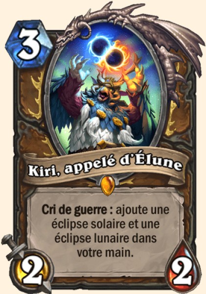 Kiri, l'elu d'Elune carte Hearhstone