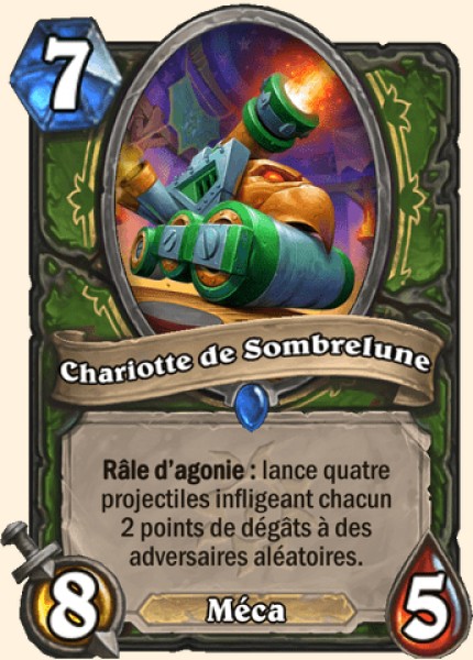 Chariotte de Sombrelune carte Hearhstone