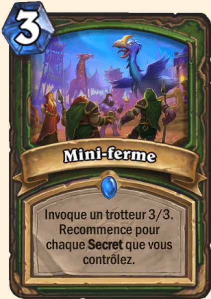 Mini-ferme carte Hearhstone