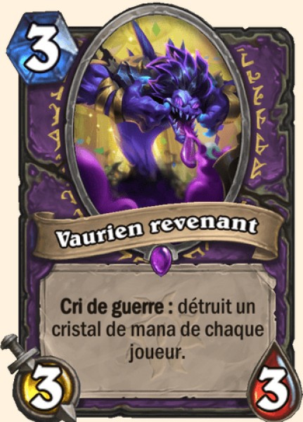 Vaurien revenant carte Hearhstone