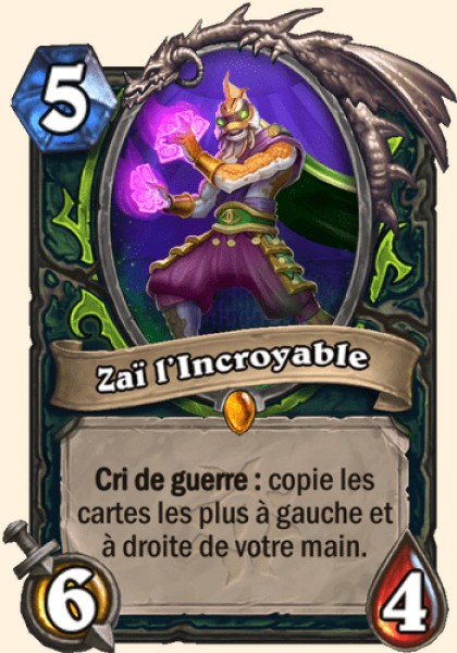 Zai l'Incroyable carte Hearhstone