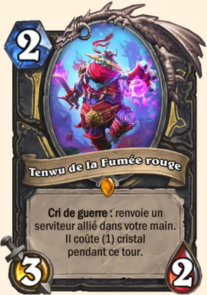 Tenwu de la Fumee rouge  carte Hearhstone