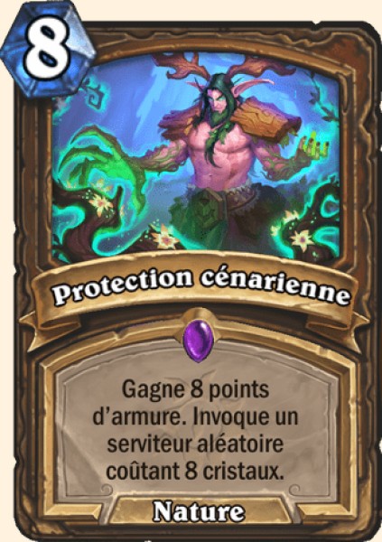 Protection cenarienne carte Hearhstone