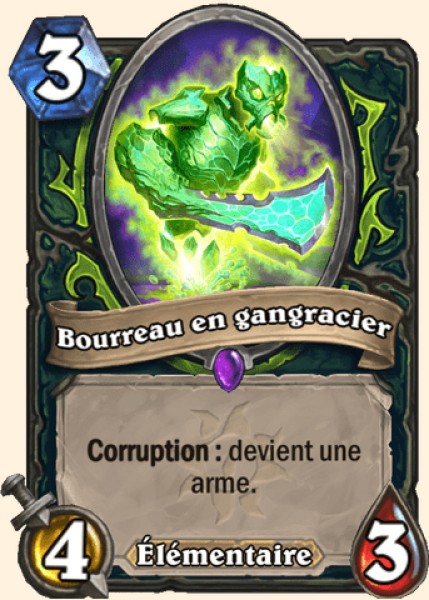 Bourreau en gangracier carte Hearhstone