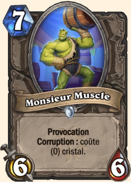 Monsieur Muscle carte Hearhstone