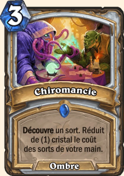 Chiromancie carte Hearhstone