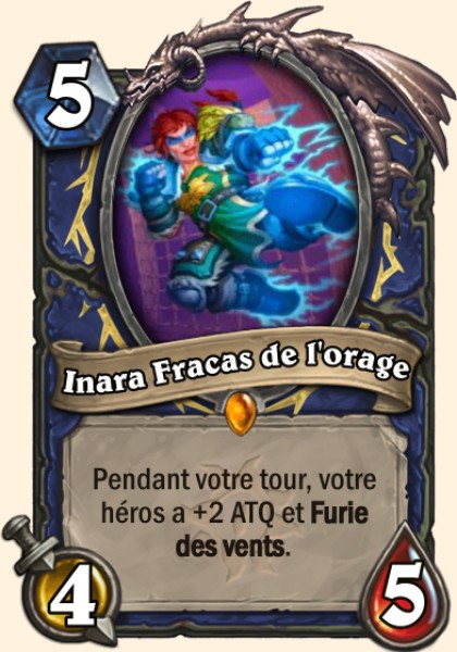 Inara Fracas de l'orage carte Hearhstone