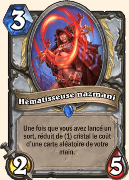 Sorciere sanguinaire carte Hearhstone