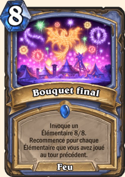 Bouquet final carte Hearhstone