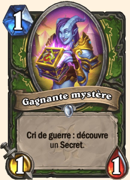 Gagnant mystere carte Hearhstone