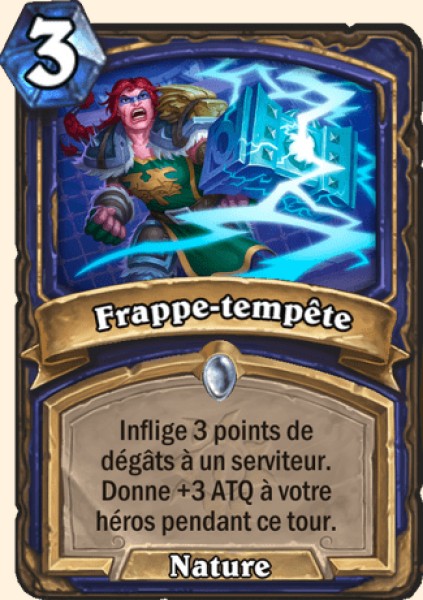Frappe-tempete carte Hearhstone
