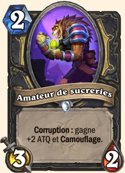 Amateur de sucreries carte Hearhstone