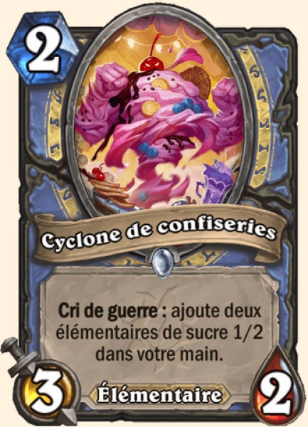 Cyclone de confiseries carte Hearhstone