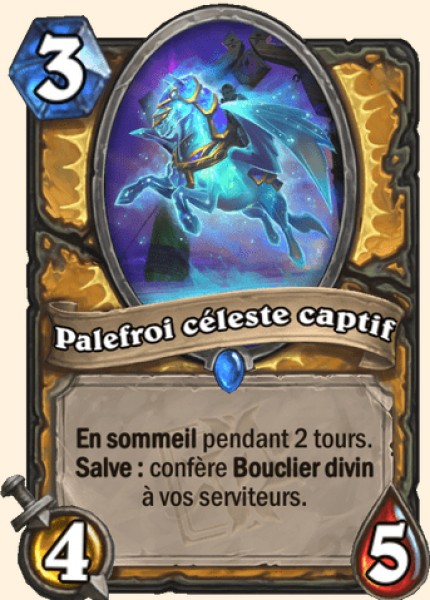 Celeste emprisonne carte Hearhstone