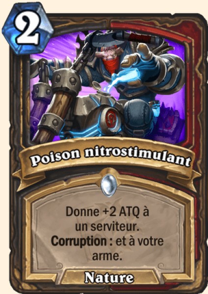 Poisons nitro-survolteurs carte Hearhstone