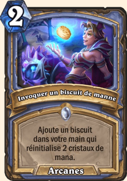 Biscuit de manne invoque carte Hearhstone