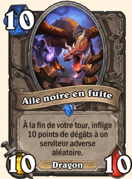 Aile noire en fuite carte Hearhstone