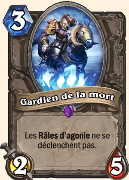 Gardien de la mort carte Hearhstone