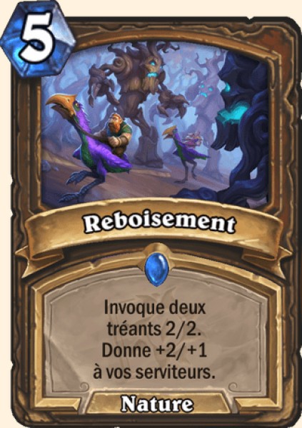 Reboisement carte Hearhstone