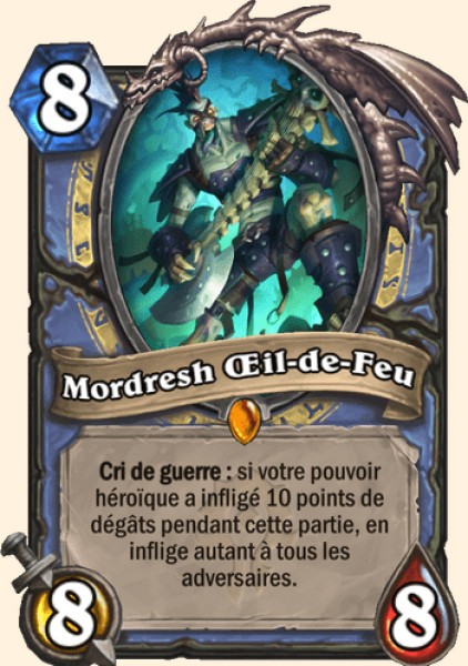 Mordresh OEil-de-Feu carte Hearhstone