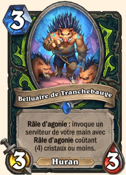 Belluaire de Tranchebauge carte Hearhstone