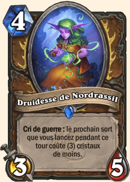 Druidesse de Nordrassil carte Hearhstone