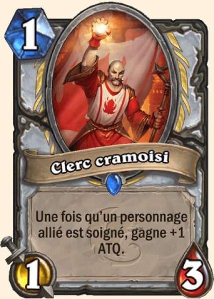 Clerc cramoisi carte Hearhstone