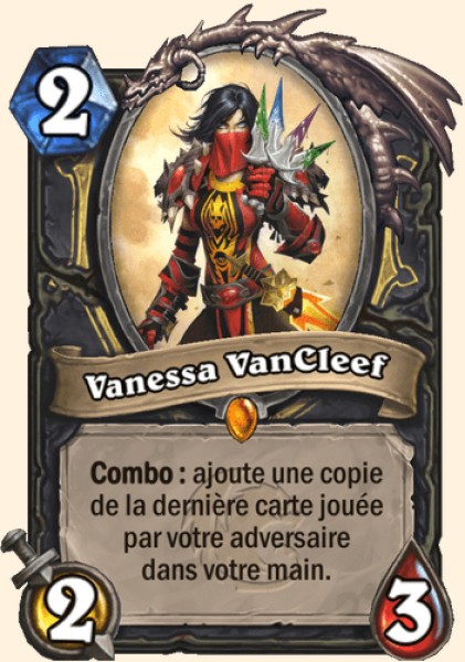 Vanessa VanCleef carte Hearhstone