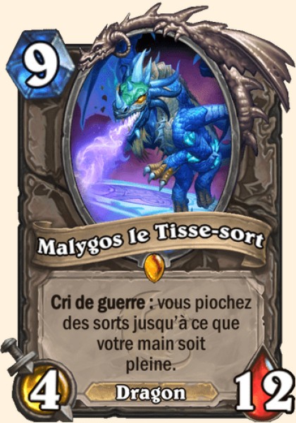 Malygos le Tisse-sort carte Hearhstone