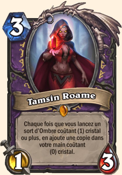 Tamsin Roame carte Hearhstone