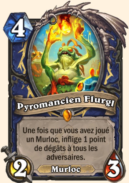 Pyromancien Flurgl carte Hearhstone