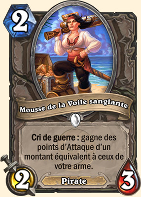 Mousse de la Voile sanglante carte Hearhstone
