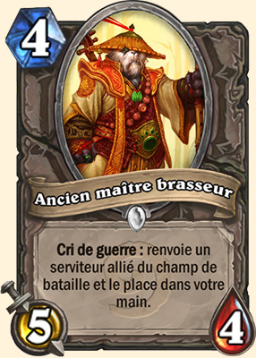Ancien maitre brasseur carte Hearhstone