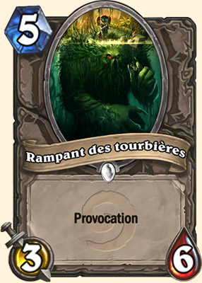 Rampant des tourbieres carte Hearhstone