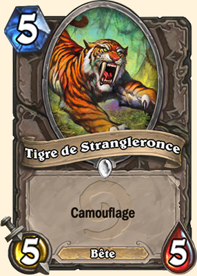 Tigre de Strangleronce carte Hearhstone