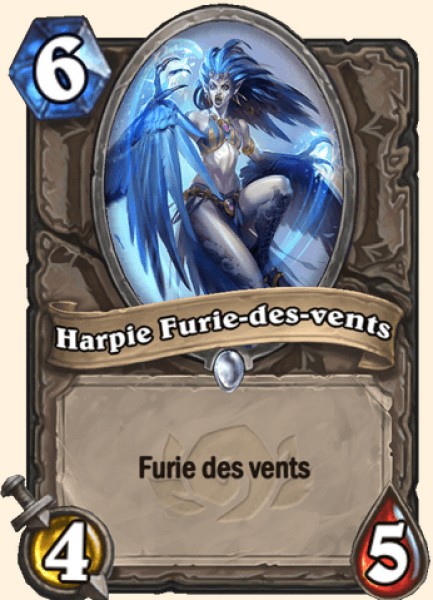 Harpie Furie-des-vents carte Hearhstone