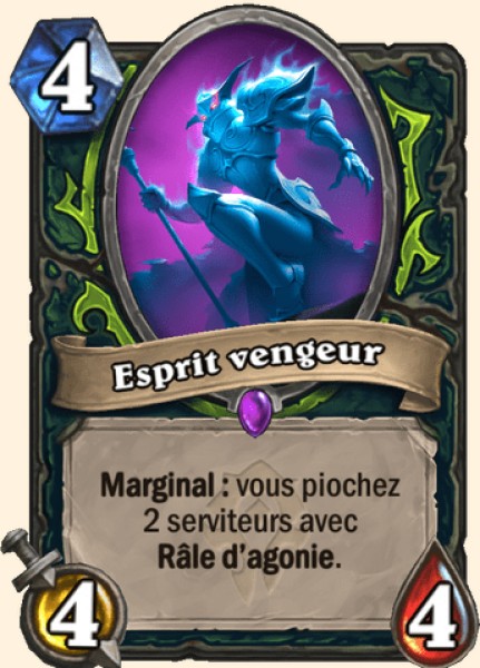 Esprit vengeur carte Hearhstone