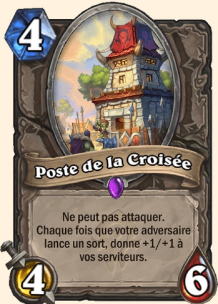 Poste de la Croisee carte Hearhstone