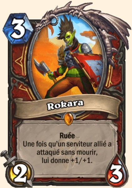 Rokara carte Hearhstone
