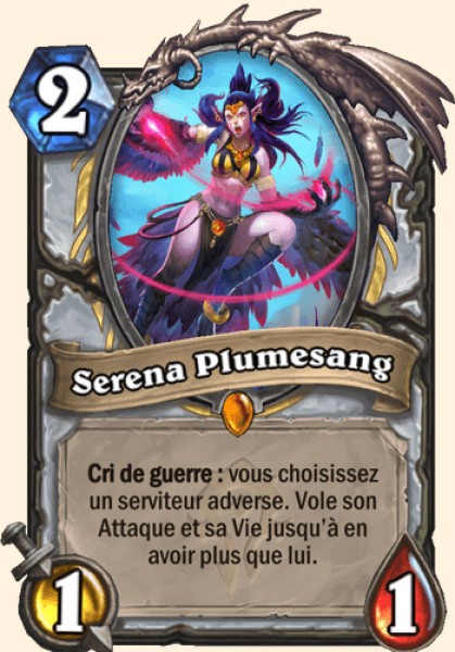Serena Plumesang carte Hearhstone