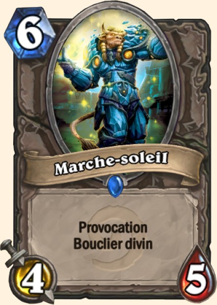 Marche-soleil carte Hearhstone