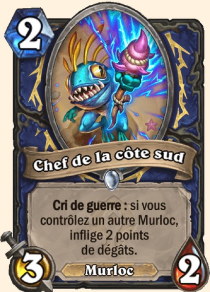 Chef de la cote sud carte Hearhstone