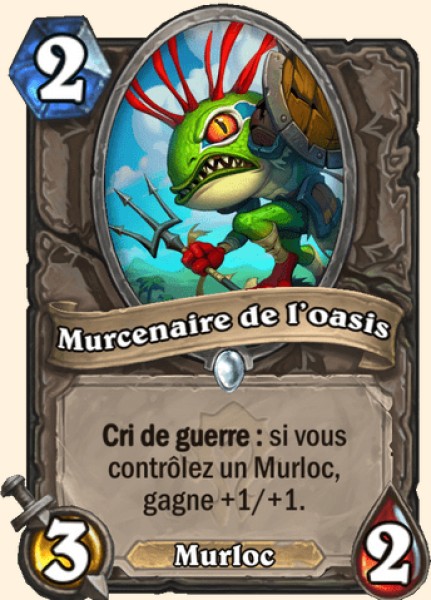 Murcenaire de l'oasis carte Hearhstone