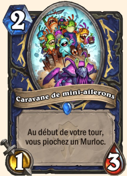 Caravane de mini-ailerons carte Hearhstone