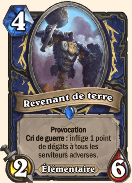 Revenant de terre carte Hearhstone