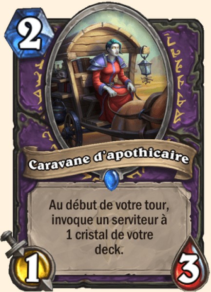 Caravane d'apothicaire  carte Hearhstone