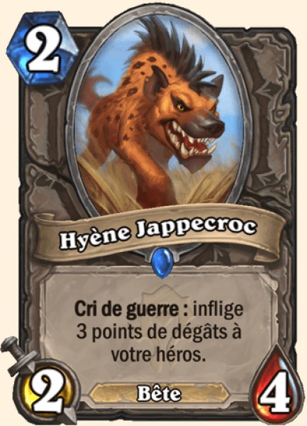 Hyene Jappecroc carte Hearhstone