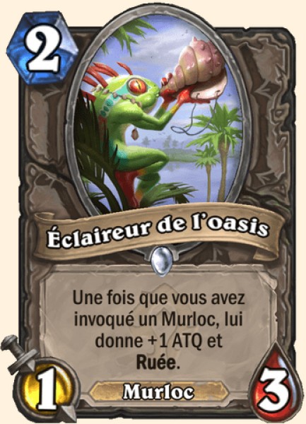 Eclaireur de l'oasis luxuriante carte Hearhstone
