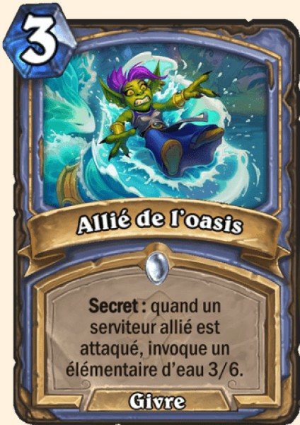 Allie Oasis carte Hearhstone